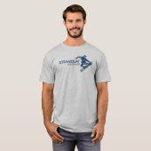 Stoomboot Springs Colorado Snowboarder T-shirt (Voorkant volledig)