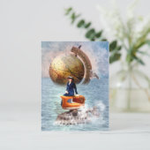 Stoomboot Stella Feestdagenkaart (Staand voorkant)