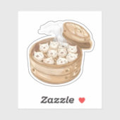 Stoomboot vol met Cat Dumplings Sticker (Vel)