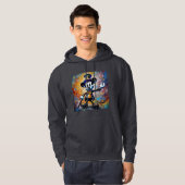Stoomboot Willie Generative Art Hoodie (Voorkant volledig)