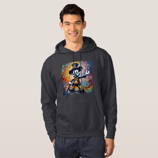 Stoomboot Willie Generative Art Hoodie (Voorkant volledig)