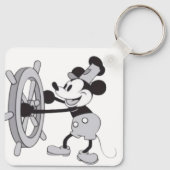 Stoomboot Willie Mickey Sleutelhanger (Achterkant)