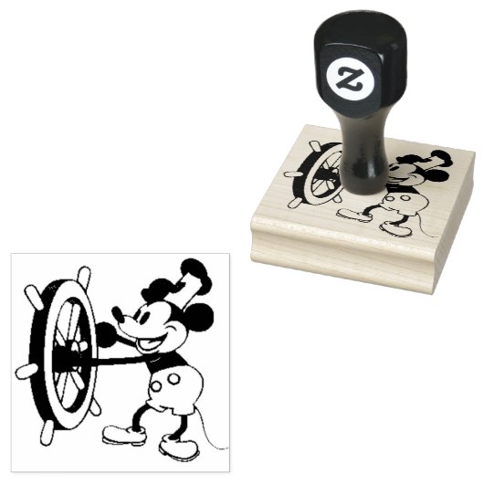 Stoomboot Willie Mickey Stamp Rubberstempel (Gestempeld)