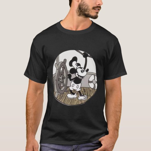 Stoomboot Willie Original Funny MOUSE CARTOON T-shirt (Voorkant)