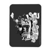 Stoomboot Willie Retro Magneet (Verticaal)