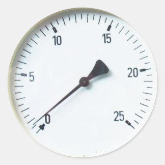 Stoomdrukmeter wijzerplaat stickers
