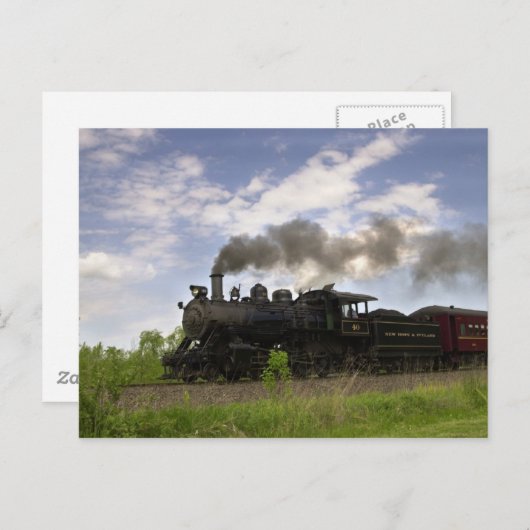 Stoomengine #40 briefkaart (Voorkant / Achterkant)