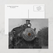 Stoomengine Briefkaart (Voorkant / Achterkant)