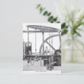 Stoomengine Briefkaart (Staand voorkant)