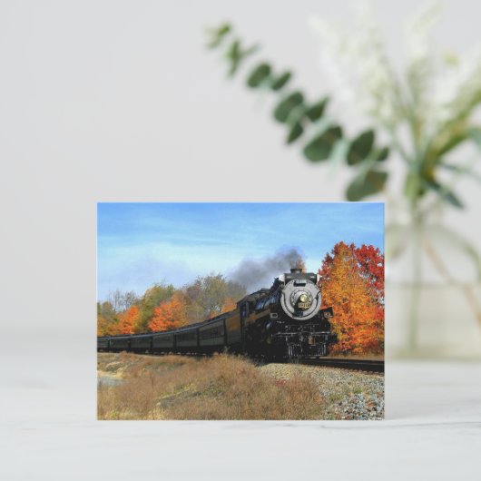 Stoomengine Briefkaart (Staand voorkant)