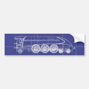 Stoomengine Bumpersticker