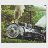 Stoomengine Cadeaupapier (Vlak)