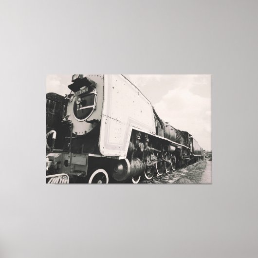 Stoomengine Canvas Afdruk (Voorkant)