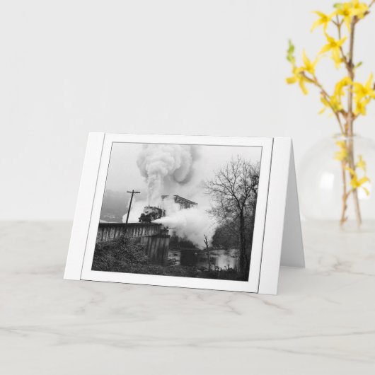 Stoomengine Kaart (Gele Bloem)