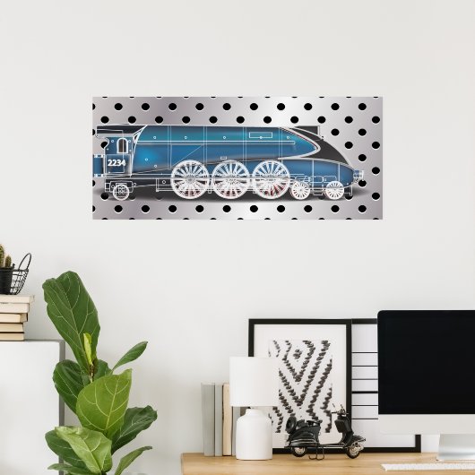 Stoomengine Poster (Thuiskantoor)