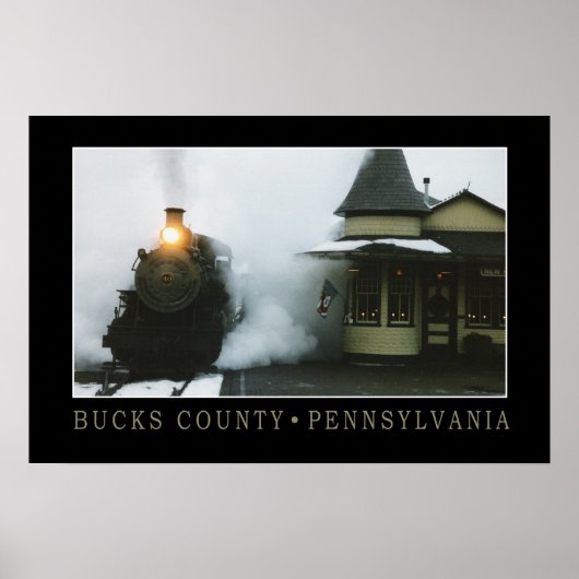 Stoomengine Poster (Voorkant)