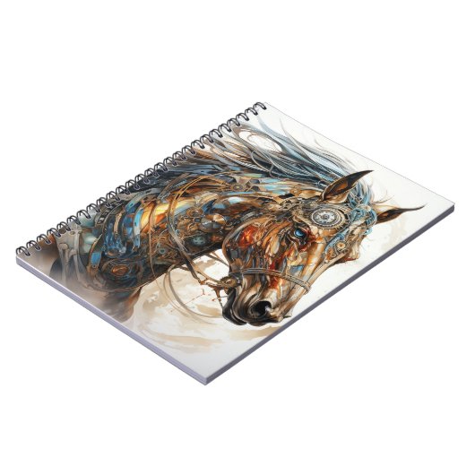 Stoomfantasiepaard Notitieboek (Linkerzijde)