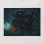 Stoomgothhorror zonderhoofdse ruiter briefkaart (Voorkant)