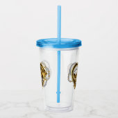 Stoomhart met een manometer acryl drinkbeker (Rechts)