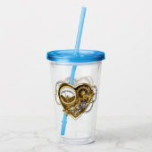 Stoomhart met een manometer acryl drinkbeker (Achterkant)