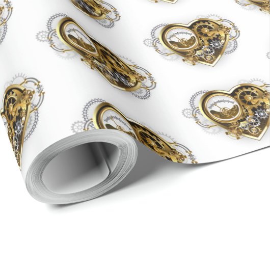 Stoomhart met een Manometer Cadeaupapier (Rol Hoek)