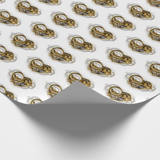 Stoomhart met een Manometer Cadeaupapier (Hoek)