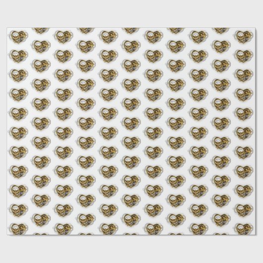 Stoomhart met een Manometer Cadeaupapier (Vlak)