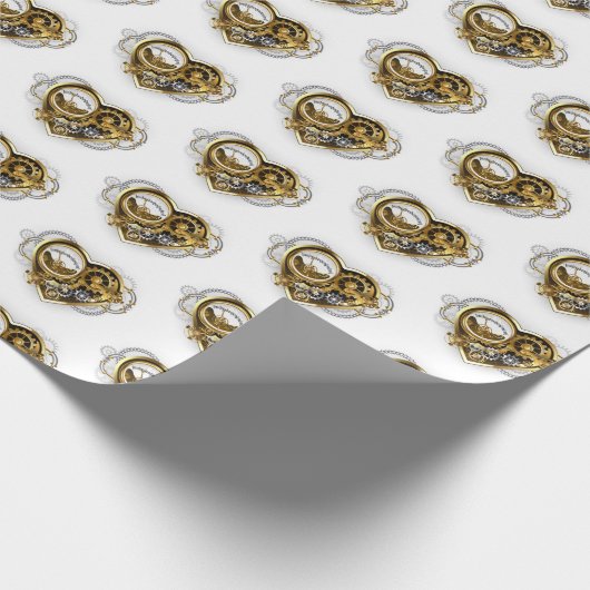 Stoomhart met een Manometer Cadeaupapier (Hoek)