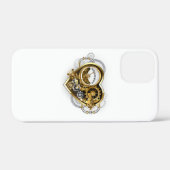 Stoomhart met een Manometer Case-Mate iPhone Case (Achterkant (horizontaal))