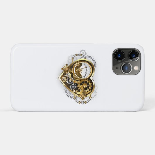 Stoomhart met een Manometer Case-Mate iPhone Case (Achterkant (horizontaal))