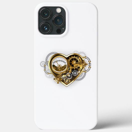 Stoomhart met een manometer Case-Mate iPhone case (Achterkant)