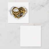 Stoomhart met een Manometer Contactkaartje (Voorkant / Achterkant)