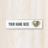 Stoomhart met een Manometer Deurbordje (Voorkant)