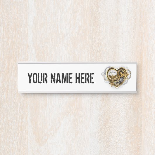 Stoomhart met een Manometer Deurbordje (Voorkant)