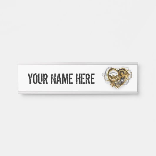 Stoomhart met een Manometer Deurbordje (Voorkant)