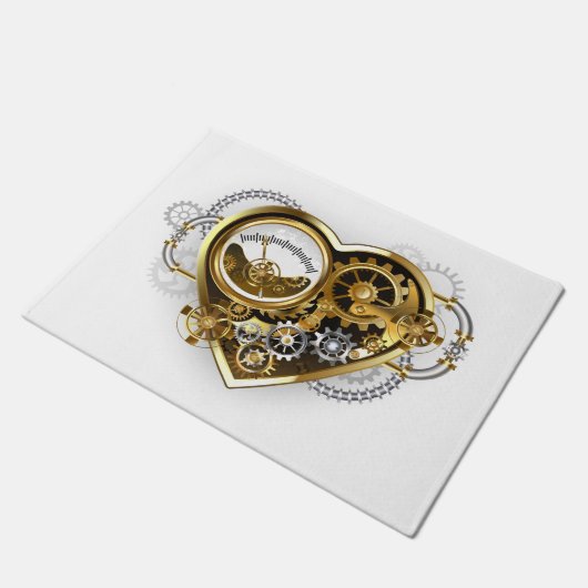 Stoomhart met een Manometer Deurmat (Schuin)