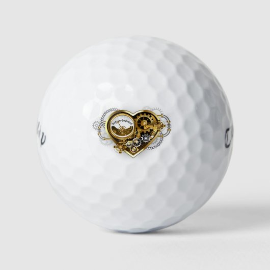 Stoomhart met een manometer golfballen (Voorkant)