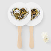 Stoomhart met een Manometer Handwaaier (Voorkant en achterkant)