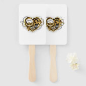 Stoomhart met een manometer handwaaier (Voorkant en achterkant)