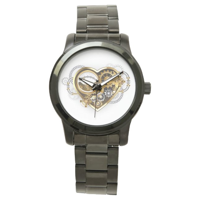 Stoomhart met een Manometer Horloge (Voorkant)