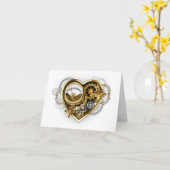 Stoomhart met een Manometer Kaart (Gele Bloem)