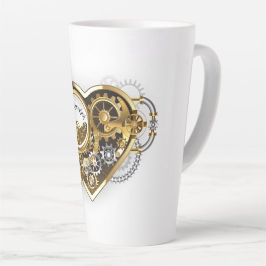 Stoomhart met een Manometer Latte Mok (Rechterhoek)