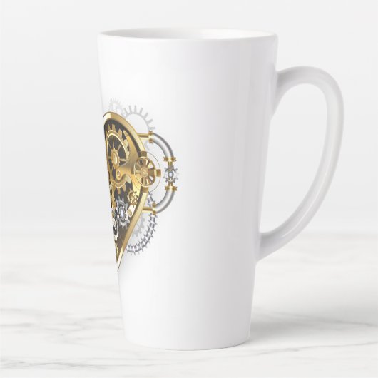 Stoomhart met een Manometer Latte Mok (Rechts)