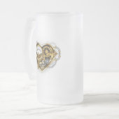 Stoomhart met een Manometer Matglas Bierpul (Voorkant links)