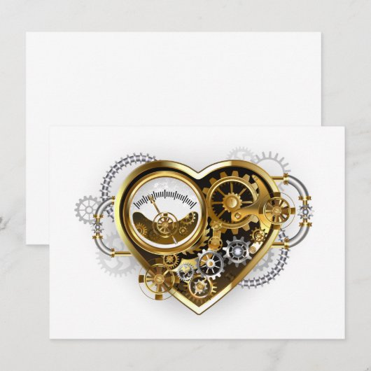 Stoomhart met een Manometer Menu (Voorkant / Achterkant)