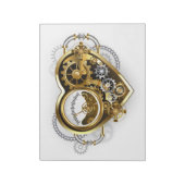 Stoomhart met een Manometer Notitieblok (Linkerzijde)