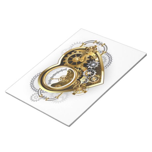 Stoomhart met een Manometer Notitieblok (Schuin)