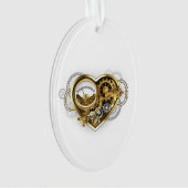 Stoomhart met een manometer ornament (voorkant)