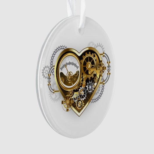 Stoomhart met een Manometer Ornament (voorkant)