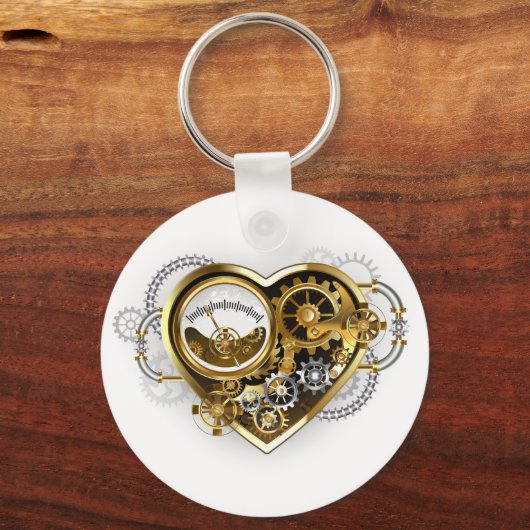 Stoomhart met een Manometer Sleutelhanger (Voorkant)